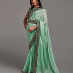 ZariworkChinon Designer Saree