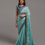 ZariworkChinon Designer Saree