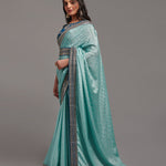 ZariworkChinon Designer Saree